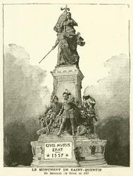 Monument commemorating the Battle of Saint-Quentin, 1557